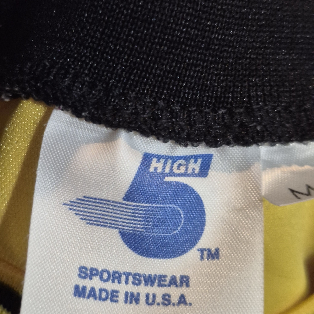 Yellow Soccer Jersey with Emblem - Picture 3 of 4